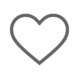 icone-de-coeur-gris