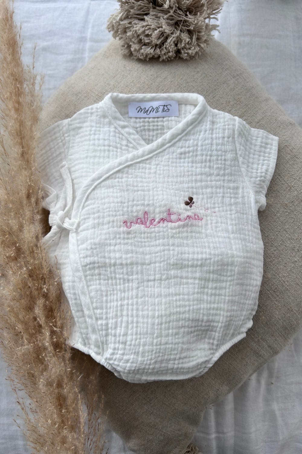 PELELE CRUZADO MARIPOSA PERSONALIZADO
