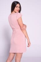 CAMISÓN LACTANCIA Y PREMAMÁ MANGA CORTA ROSA