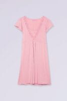 CAMISÓN LACTANCIA Y PREMAMÁ MANGA CORTA ROSA