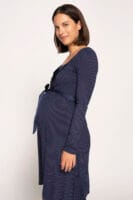 CAMISÓN LACTANCIA MARINO CON TOPITOS