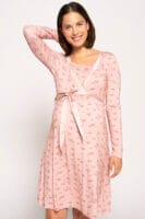 CAMISÓN LACTANCIA M/L CON RAYAS Y FLORES