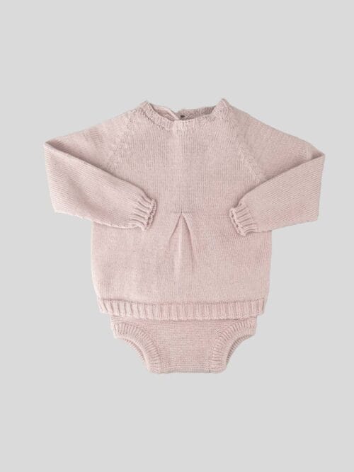 CONJUNTO PLIEGUE ROSA CORTO