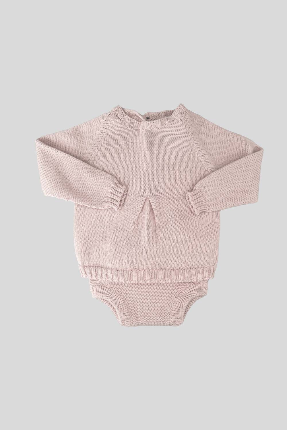 CONJUNTO PLIEGUE ROSA CORTO