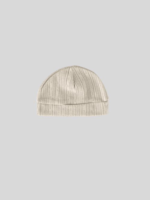 GORRO CALADO BEIGE