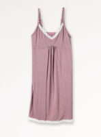 CAMISÓN LACTANCIA Y PREMAMÁ TIRANTES FRESA
