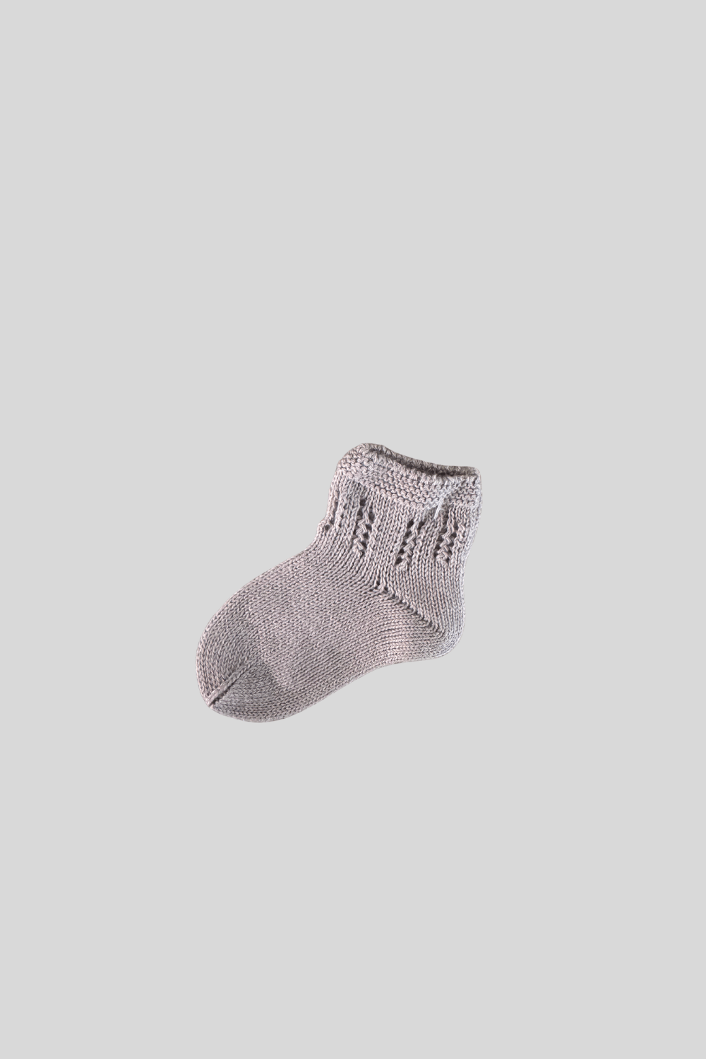 CALCETÍN CALADO GRIS