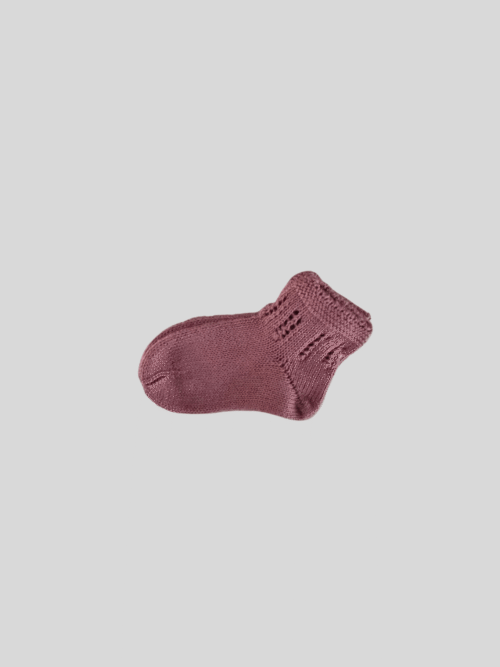 CALCETÍN CALADO PLUM