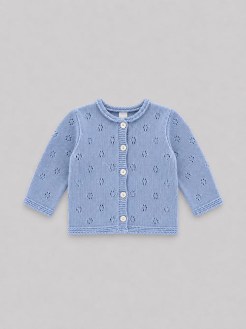 CHAQUETA CALADA AZUL