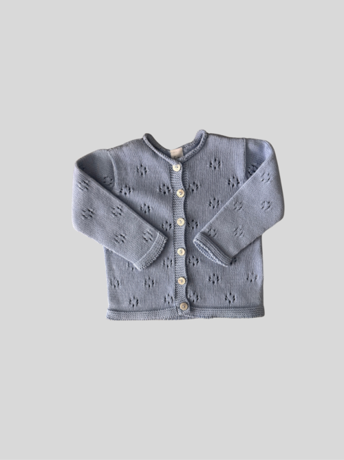 CHAQUETA CALADA AZUL