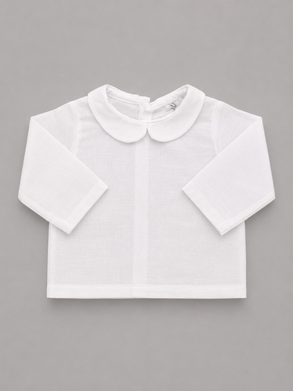 CAMISA BATISTA BLANCA CUELLO BEBÉ