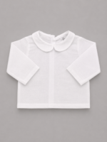 CAMISA BATISTA BLANCA CUELLO BEBÉ