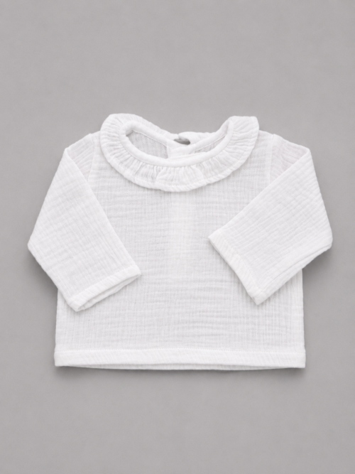 CAMISA BATISTA MUSELINA NUBE