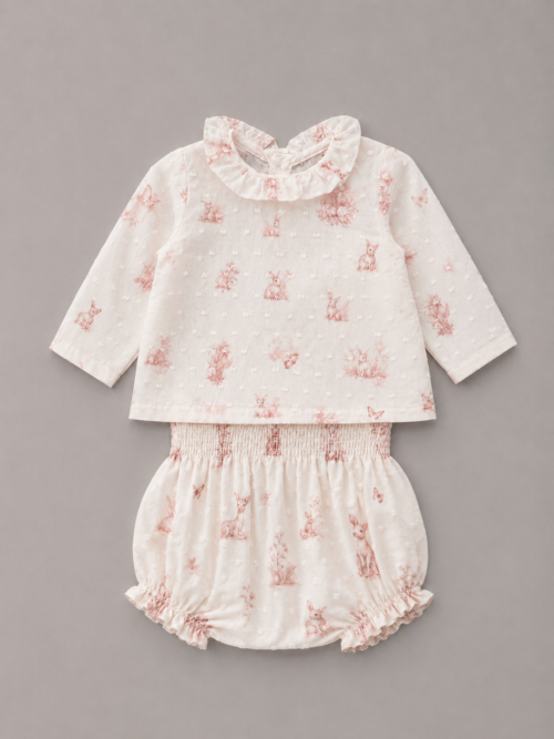 CONJUNTO BAMBI ROSA ANTIGUO