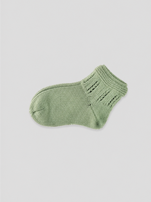 CALCETÍN CALADO VERDE