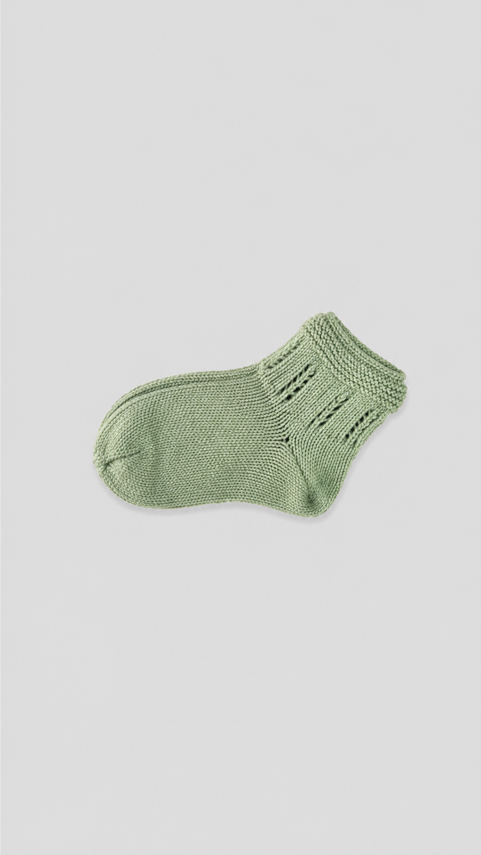 CALCETÍN CALADO VERDE