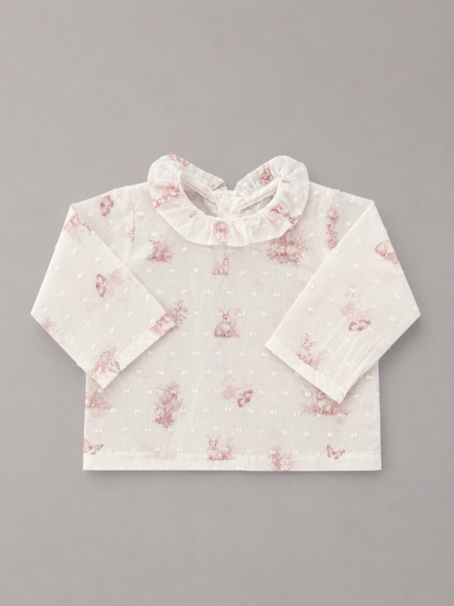 CAMISA BATISTA BAMBI ROSA ANTIGUO