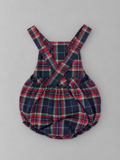 PETO TARTAN ROJO DETRAS